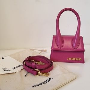 Jacquemus Le Chiquito signature mini handbag in pink